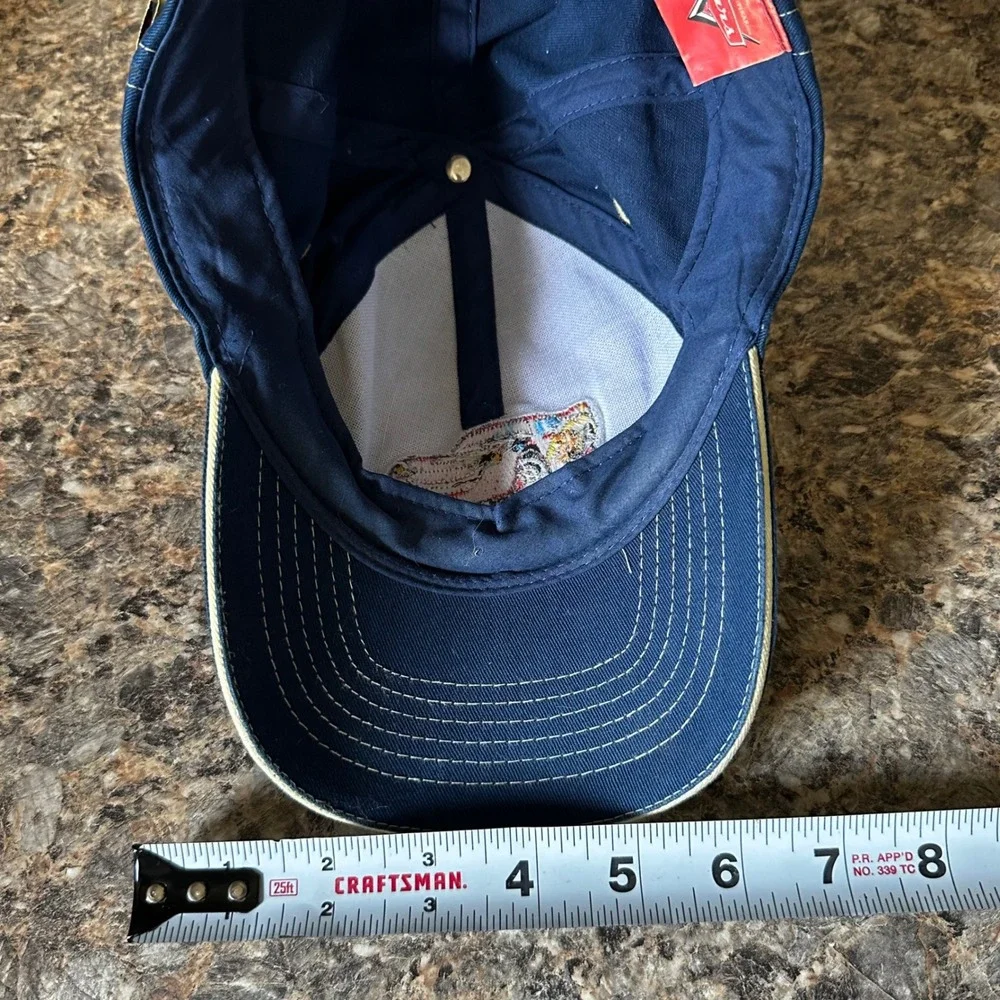 Disney Cars Hat Boys OS Navy Blue Good Lightning McQueen Speed I Am Speed Cap